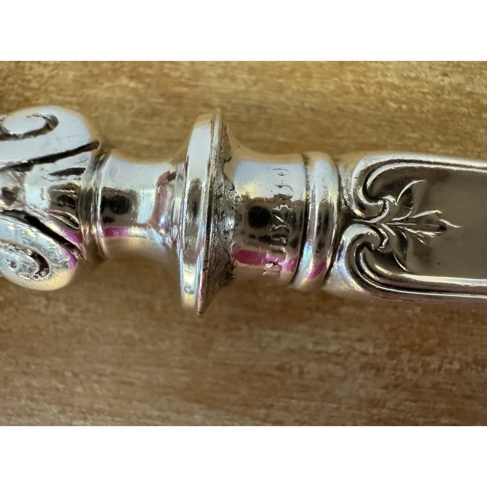 Antique English Victorian Crumb Tray Scoop Silver Plated